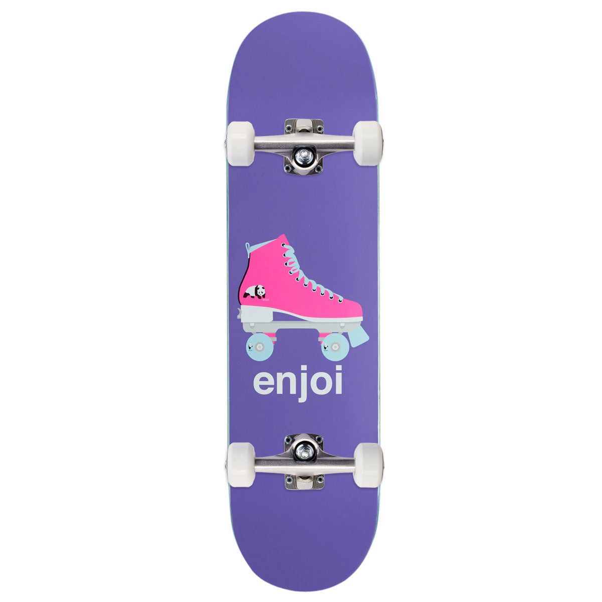 Enjoi Big Box Retro Skate R7 Skateboard Complete - Purple - 8.25"