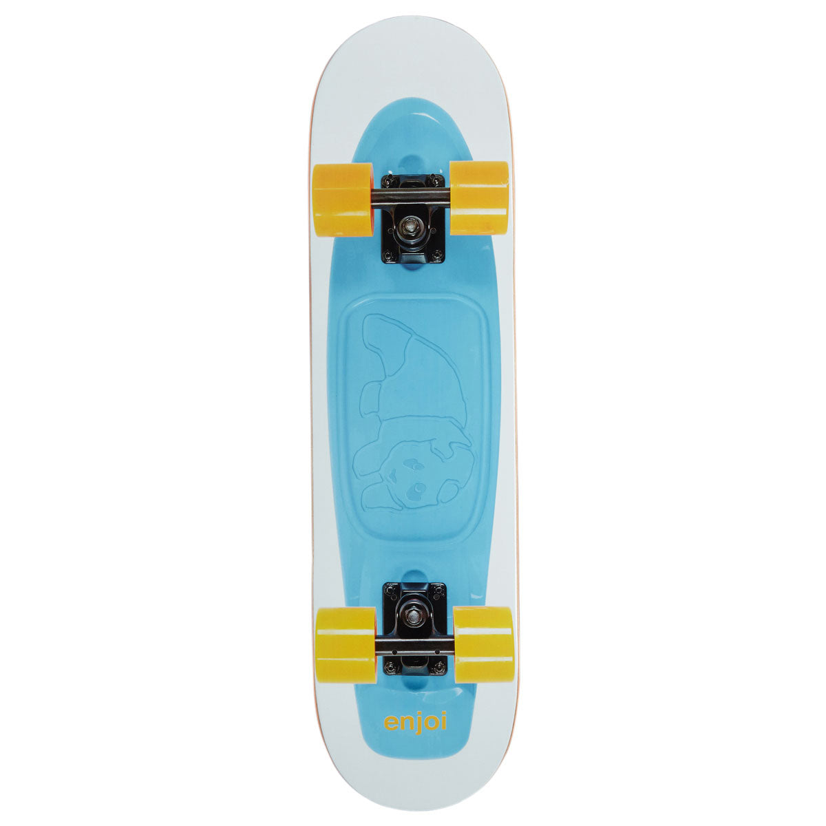Enjoi Big Box Plastic R7 Skateboard Deck - White - 8.00"