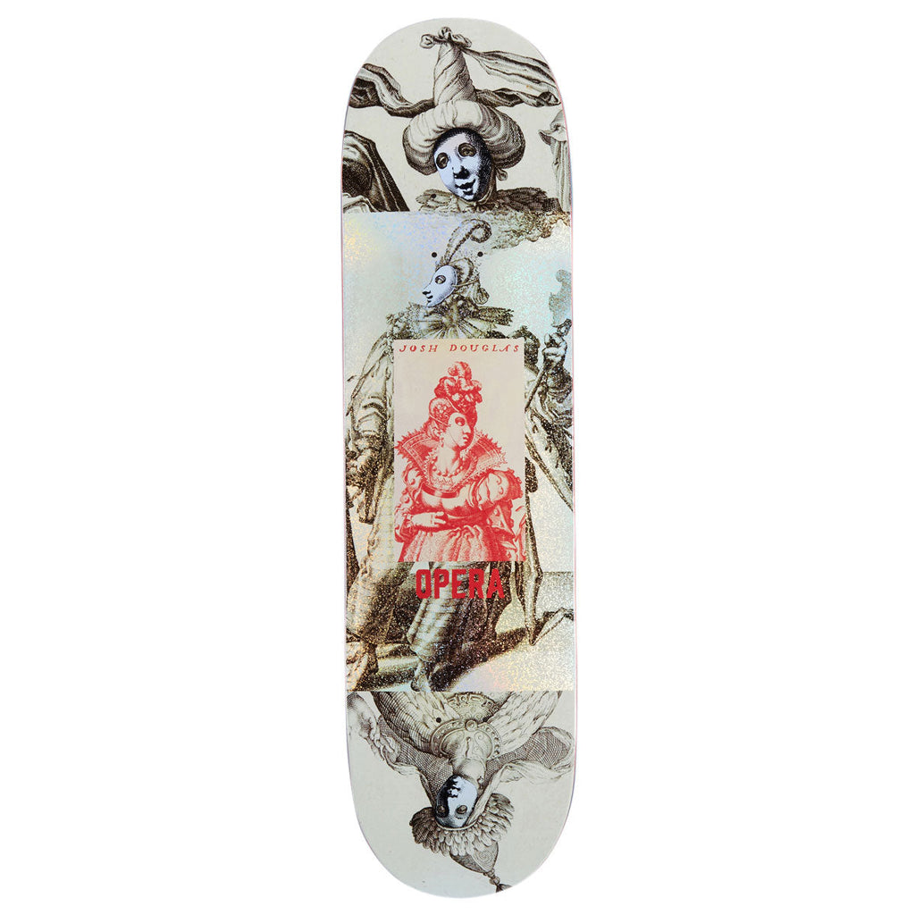 Opera Douglas Victorian EX7 Skateboard Deck - Natural/Red - 8.25"