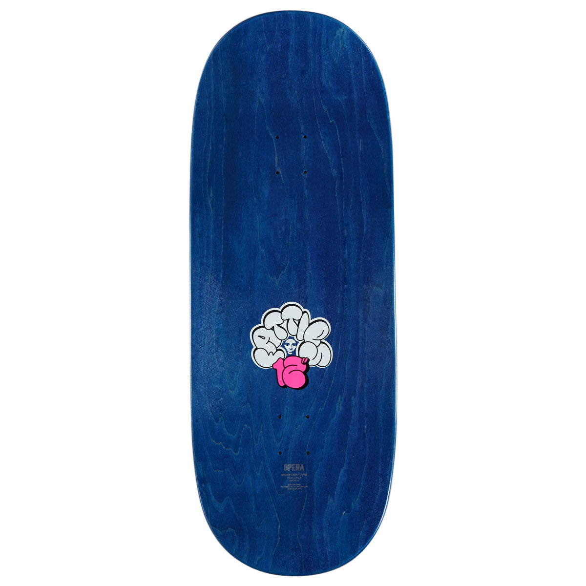 Opera Fatties RGB Mask EX7 Skateboard Complete - Blue/Purple - 12.00"