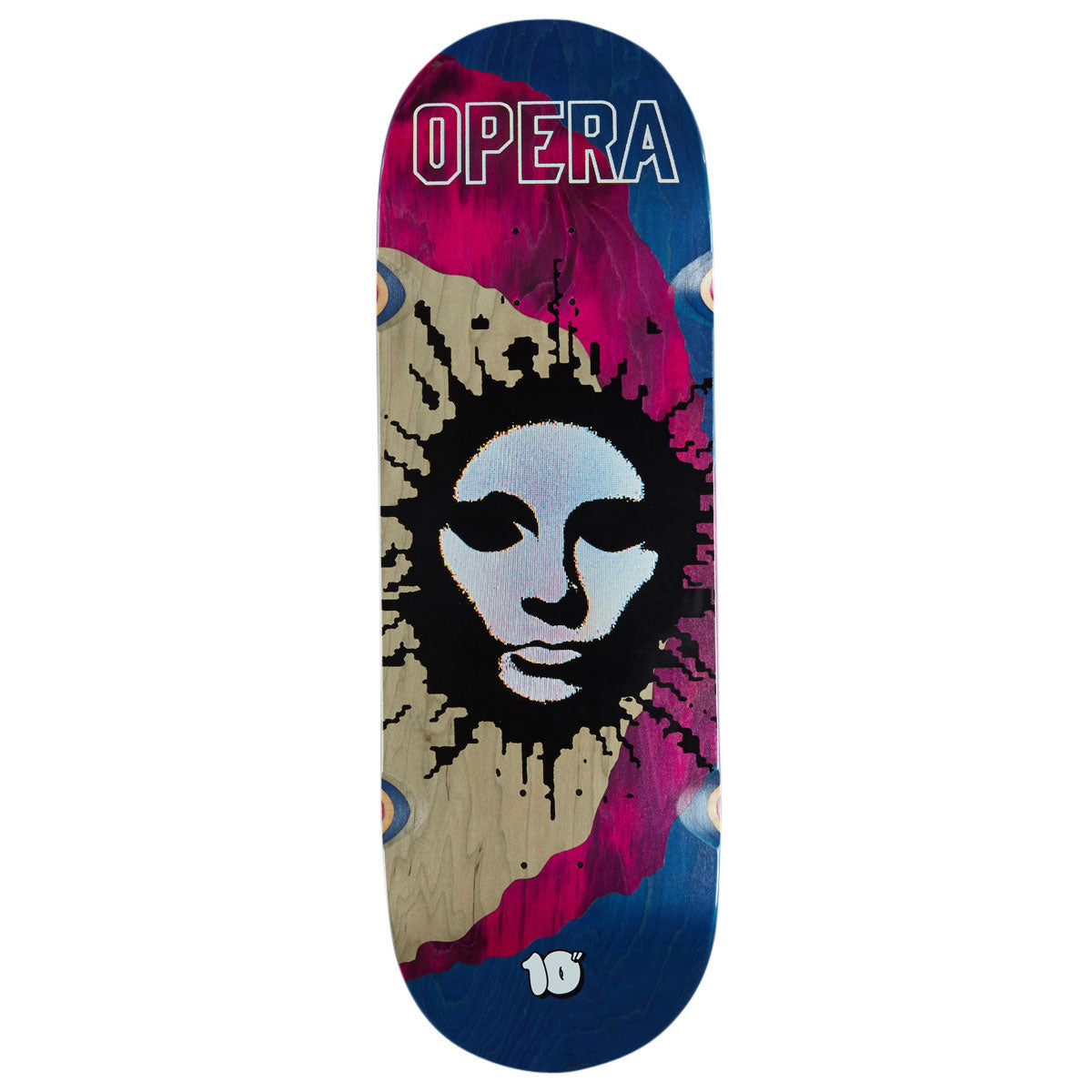 Opera Fatties RGB Mask EX7 Skateboard Deck - Purple/Blue - 10.00"