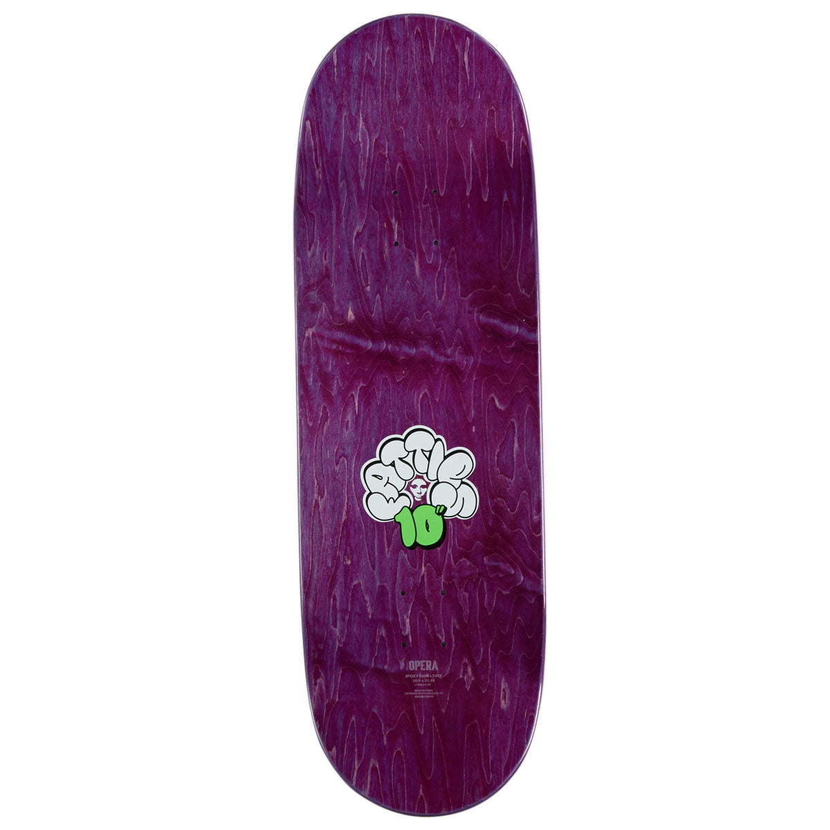 Opera Fatties RGB Mask EX7 Skateboard Complete - Purple/Blue - 10.00"