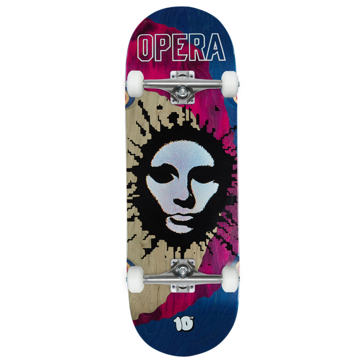 Opera Fatties RGB Mask EX7 Skateboard Complete - Purple/Blue - 10.00"