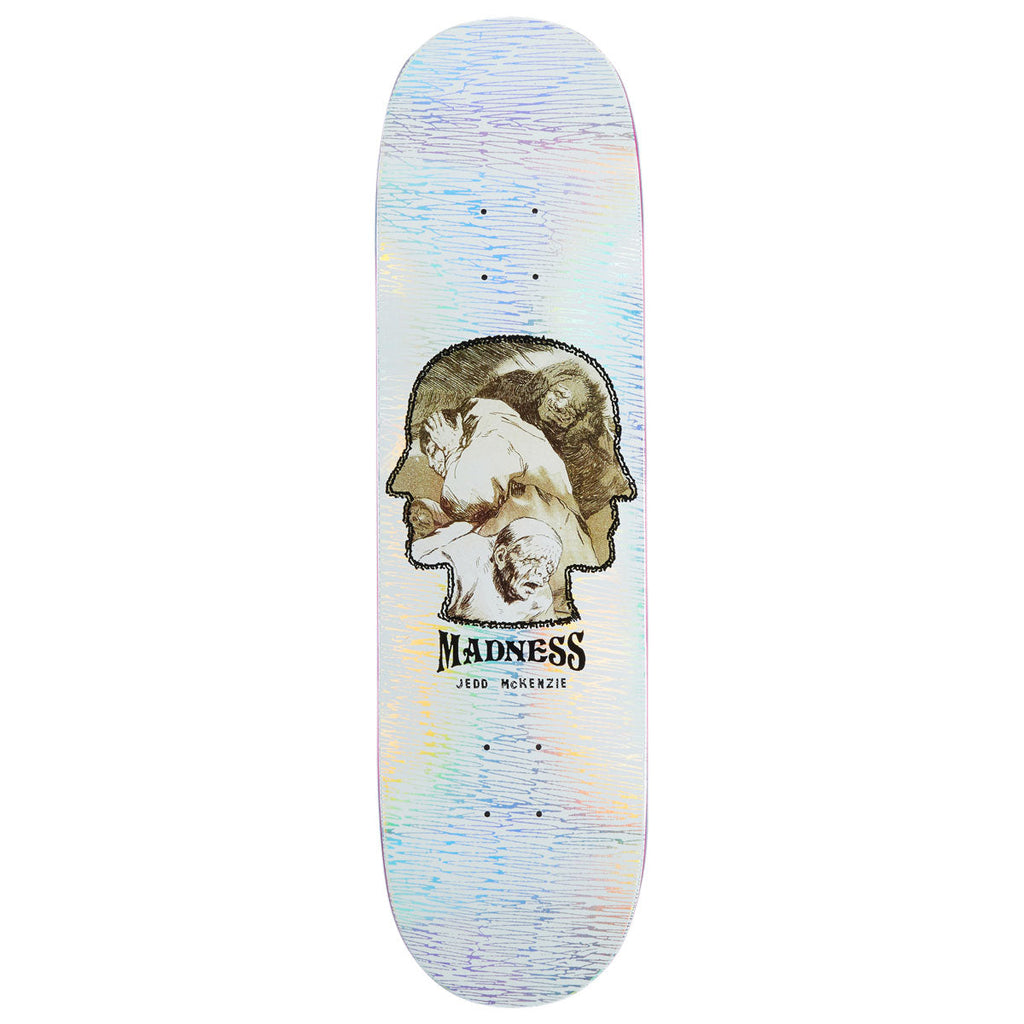 Madness Jedd McKenzie Demons R7 Skateboard Deck - White/Holographic - 8.70"
