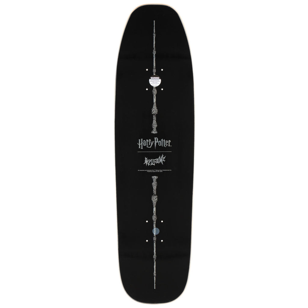 Welcome x Harry Potter Seeker On Nimbus 5000 Skateboard Deck - Gold Foil - 8.75"