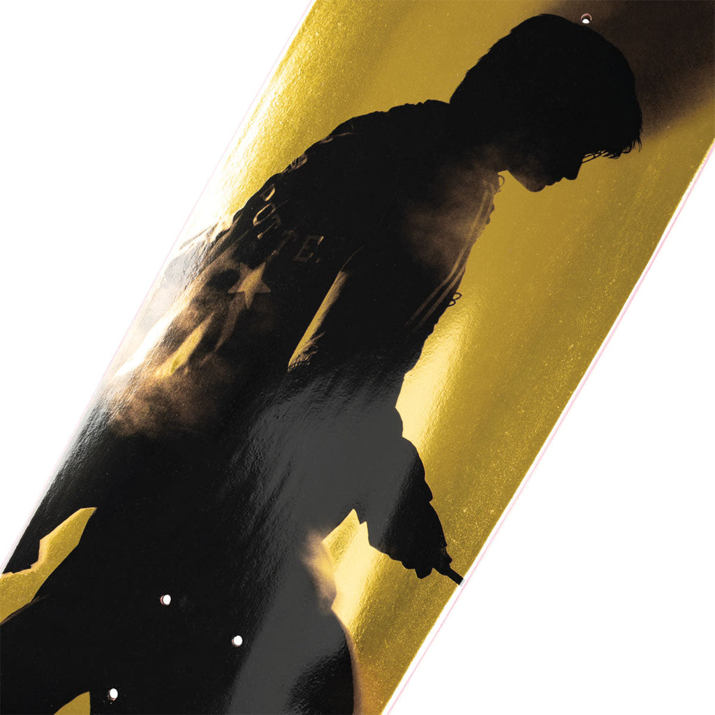Welcome x Harry Potter Seeker On Nimbus 5000 Skateboard Deck - Gold Foil - 8.75"