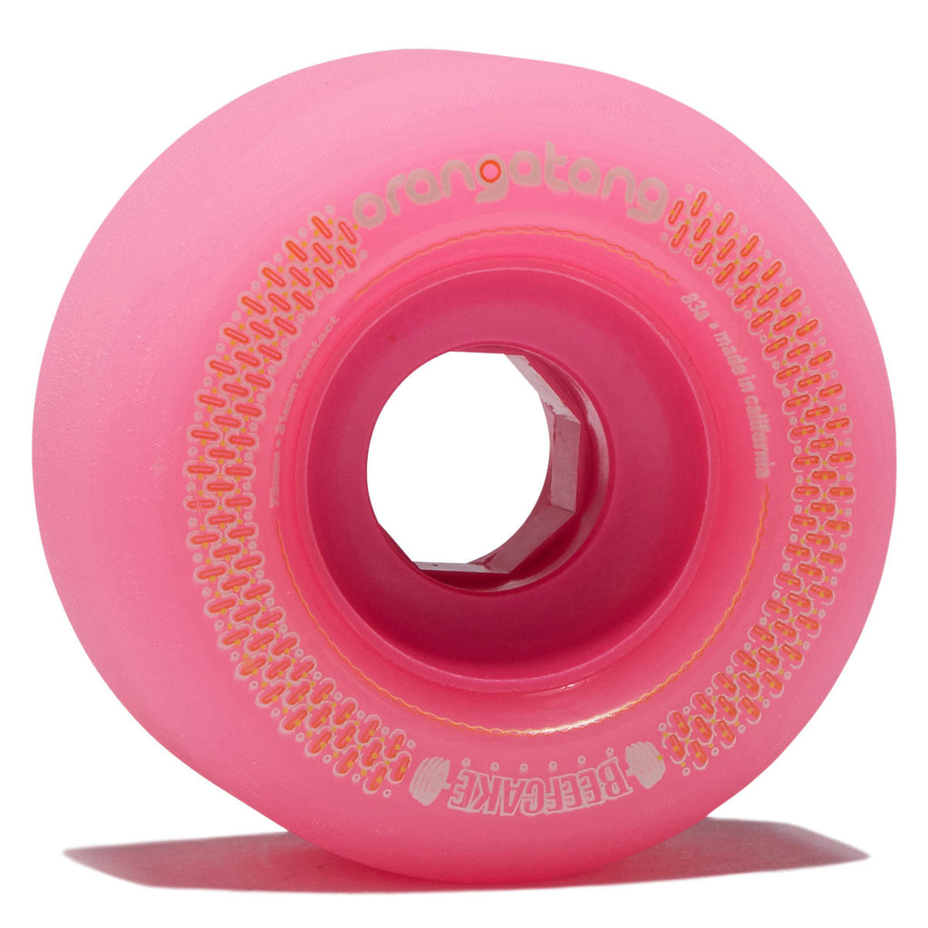 Orangatang Beefcake 83a Longboard Wheels - Pink - 73mm