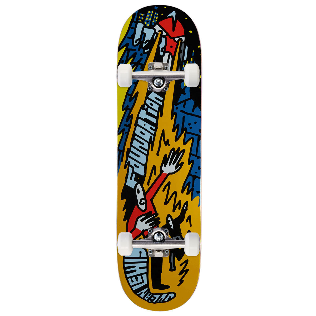 Foundation Lewis Robopocalypse Skateboard Complete - 8.63"