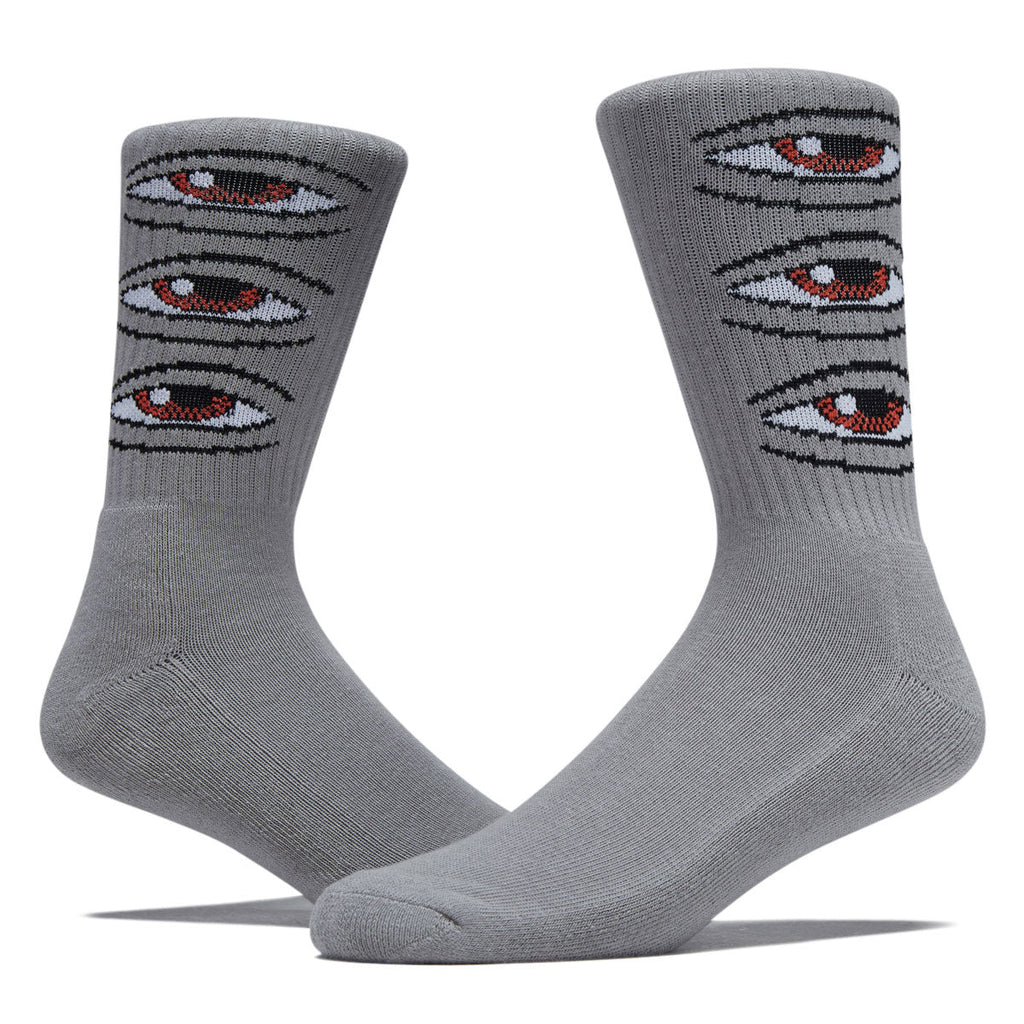 Toy Machine Eye Stack Socks - Grey