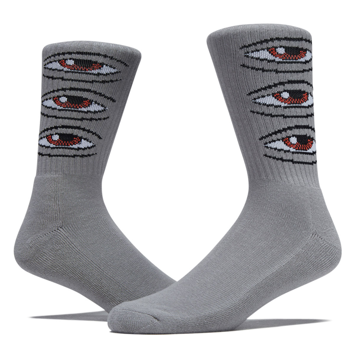 Toy Machine Eye Stack Socks - Grey