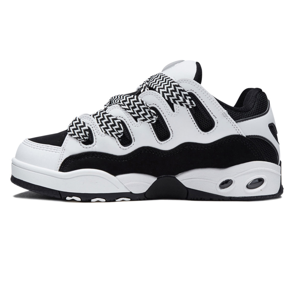 Osiris D3 OG Shoes - Black/White/Zigzag