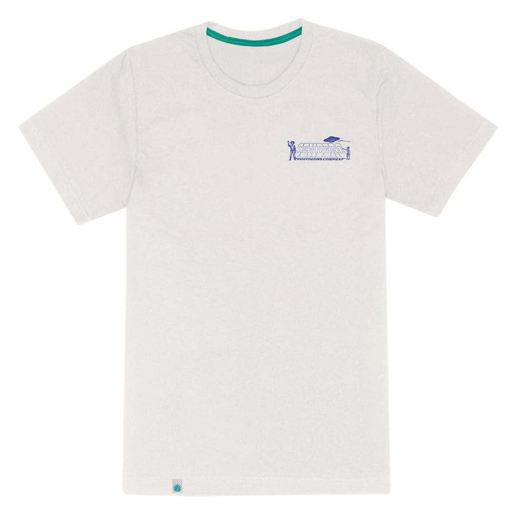 Sendero Cowboy Lift Off T-Shirt - Vintage White/Navy
