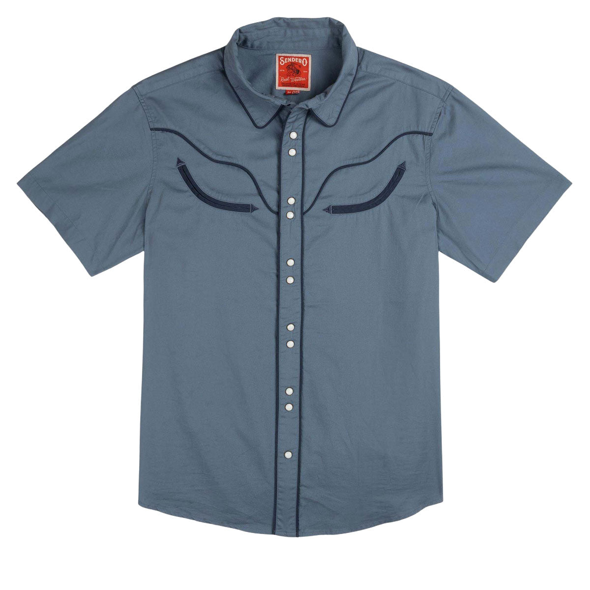 Sendero The Prescott Western Shirt - Faded Navy