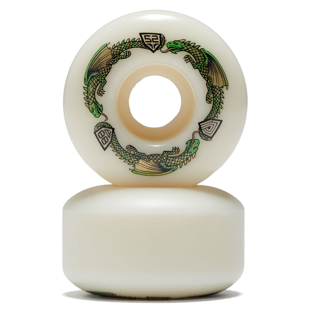 Powell-Peralta Dragon Formula 88a V1 Skateboard Wheels - Off White - 52mm