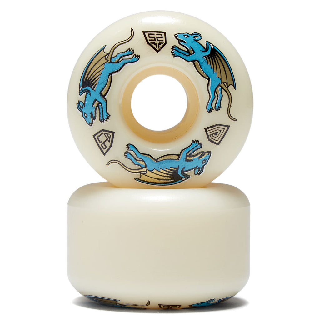 Powell-Peralta Dragon Formula Nano Rat 97a AV4 Skateboard Wheels - Off White - 52mm