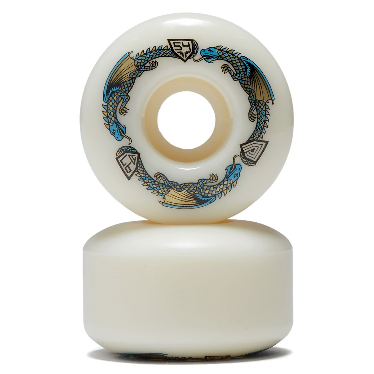 Powell-Peralta Dragon Formula 97a V4 Skateboard Wheels - Off White - 54mm