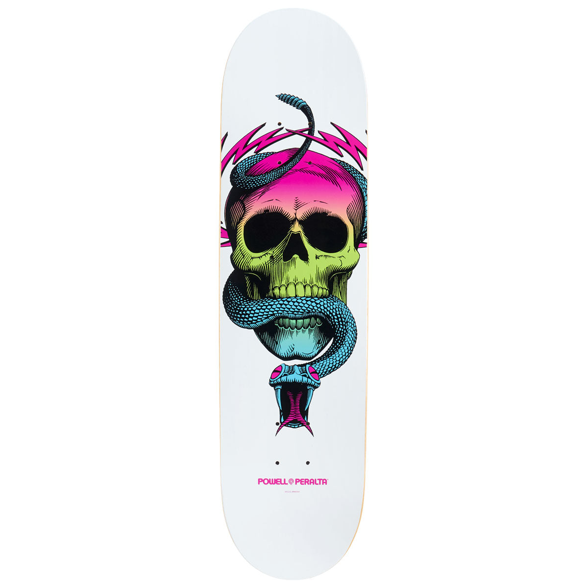Powell-Peralta Mike McGill Skull & Snake Skateboard Deck - Lime Fade/White - 8.00"