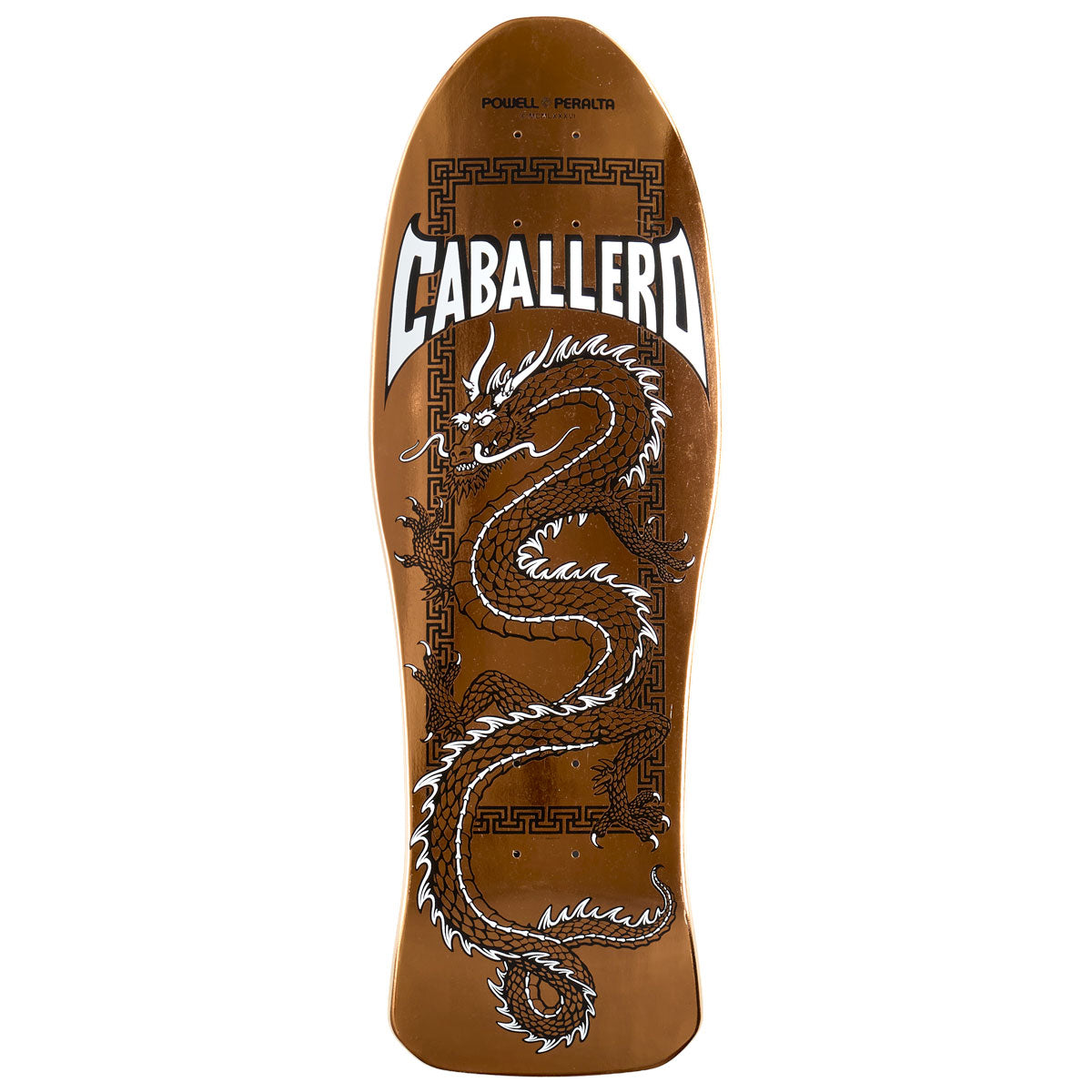 Powell-Peralta Steve Caballero Chinese Dragon 24 Skateboard Deck - Copper Foil - 10.00"