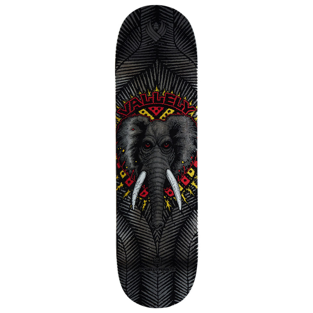 Powell-Peralta Flight Mike Vallely Elephant 02 Skateboard Deck - Silver Foil - 8.38"