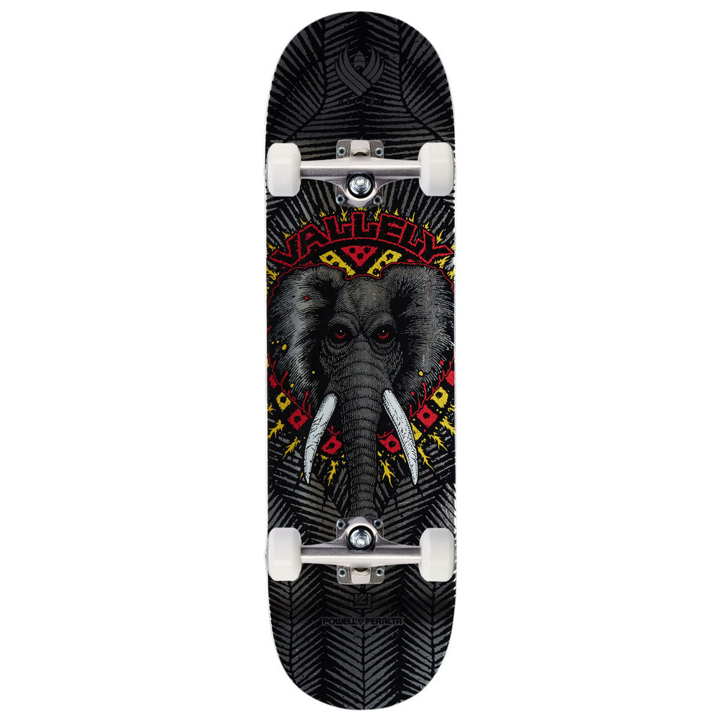 Powell-Peralta Flight Mike Vallely Elephant 02 Skateboard Complete - Silver Foil - 8.38"