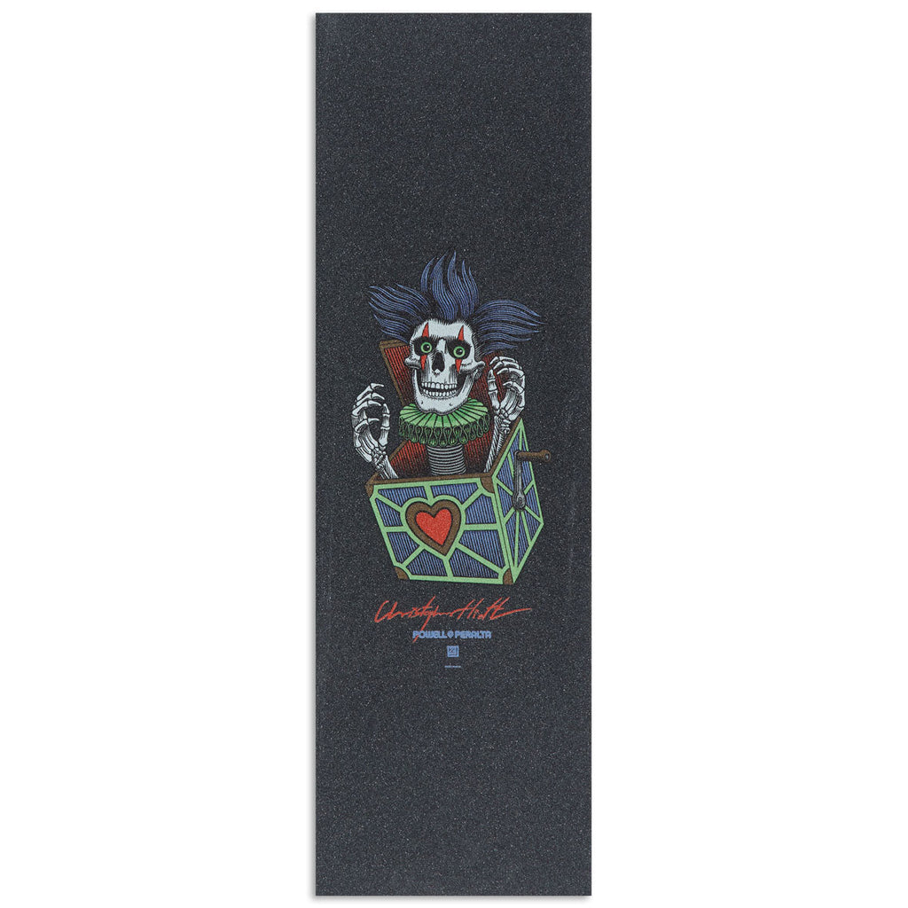 Powell-Peralta Chris Hiett Skull Grip tape - Black - 10.50"