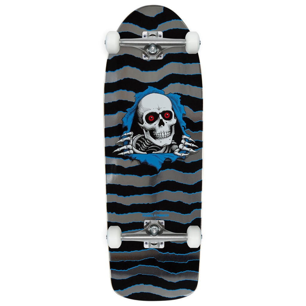 Powell-Peralta Ripper OG 16 Skateboard Complete - Silver Foil - 10.00"