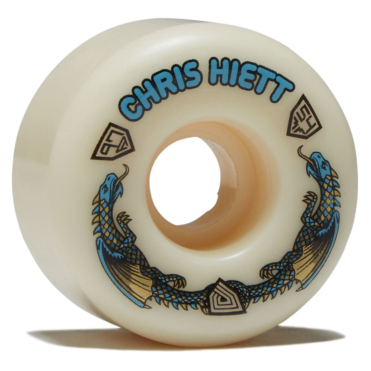Powell-Peralta Dragon Formula Nano Rat Chris Hiett 97a V7 Skateboard Wheels - Off White - 54mm