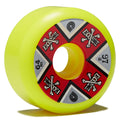 Powell-Peralta OG Cross Bones 97a Skateboard Wheels - Yellow - 64mm