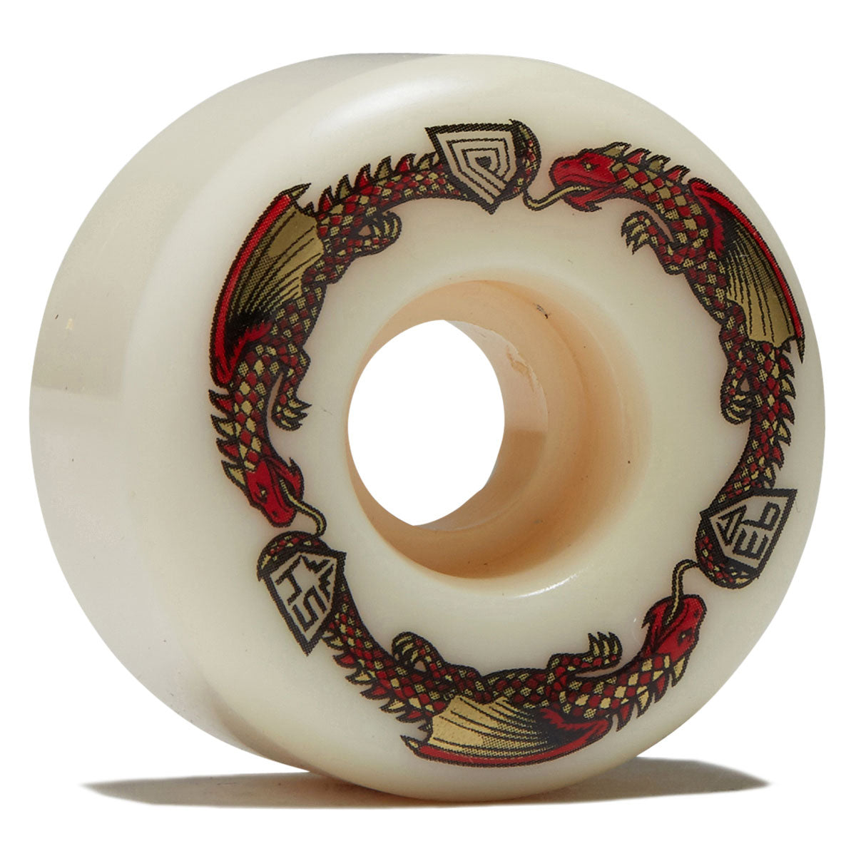 Powell-Peralta Dragon Formula Dragons 93a V7 Skateboard Wheels - Off White - 54mm