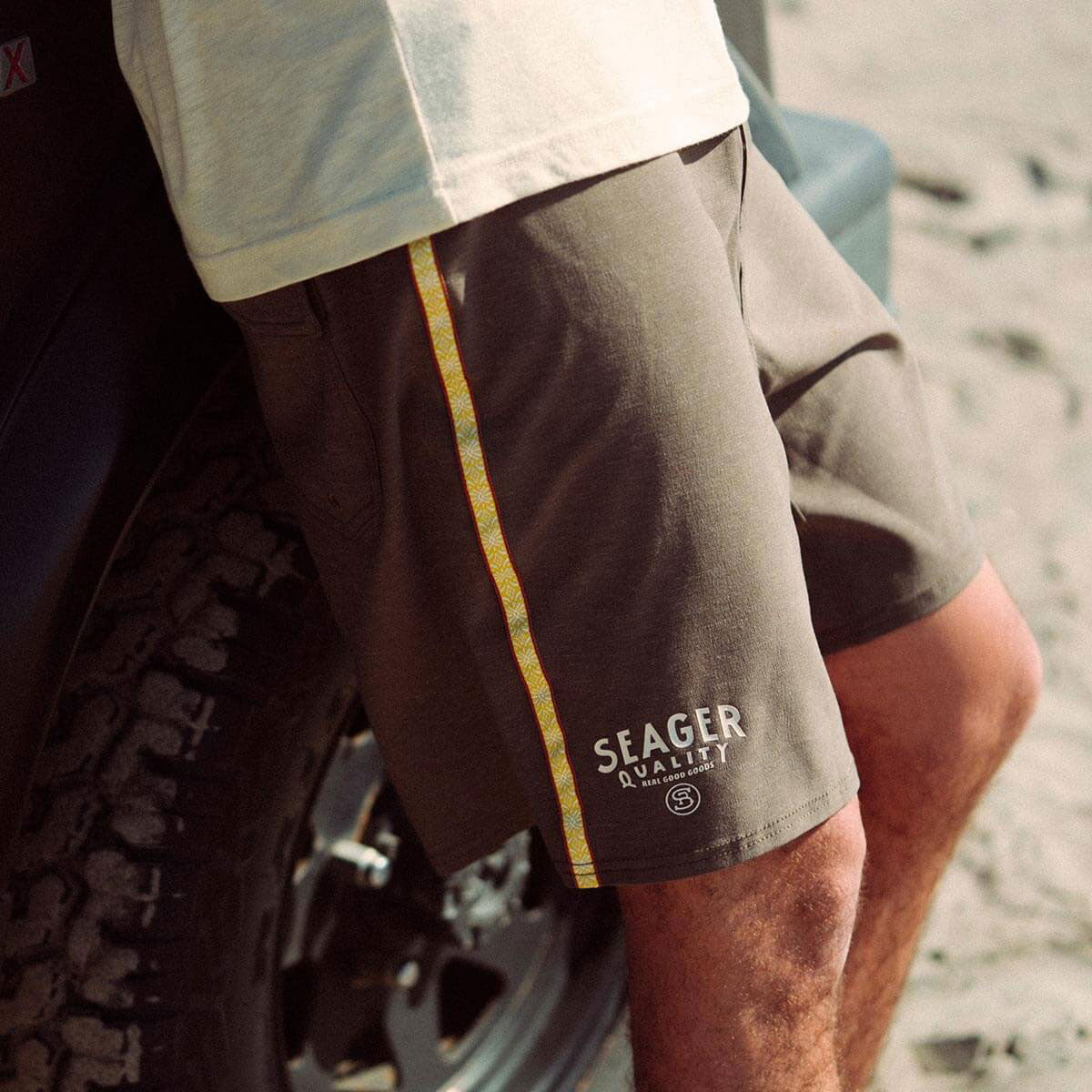 Seager Azteca Boardshorts - Espresso