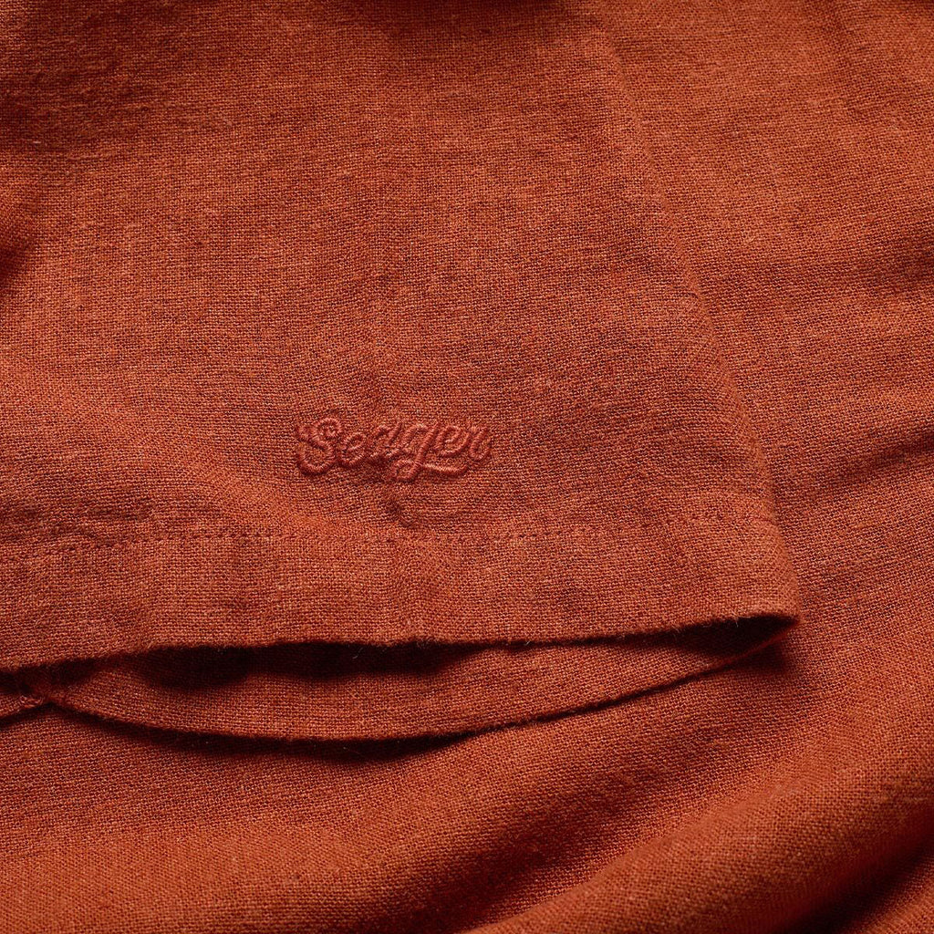 Seager Whippersnapper Embroidered Shirt - Red Clay