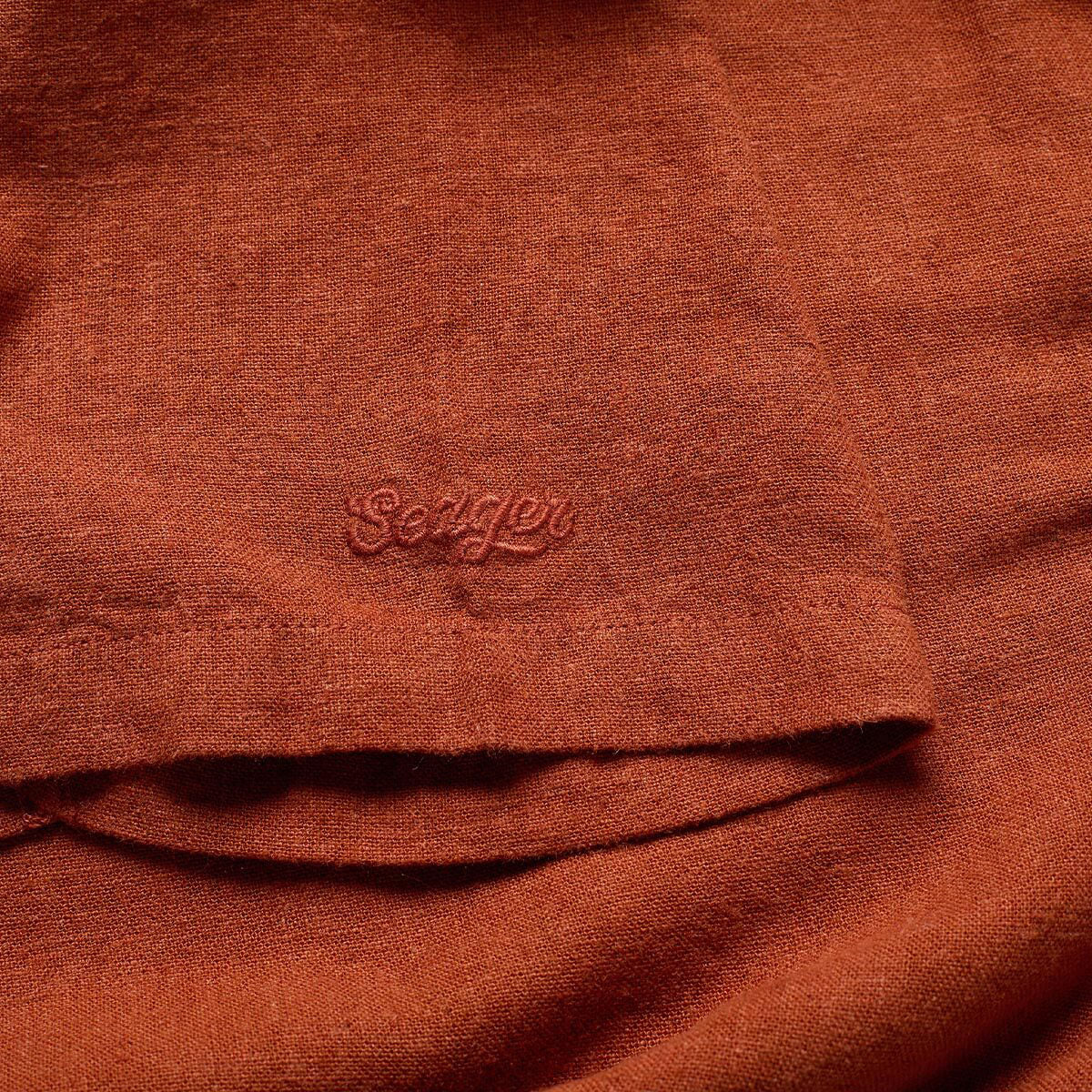 Seager Whippersnapper Embroidered Shirt - Red Clay