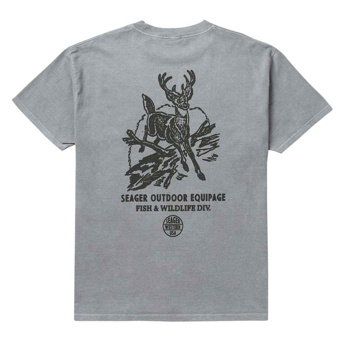 Seager Premium F&W Division T-Shirt - Pigment Grey