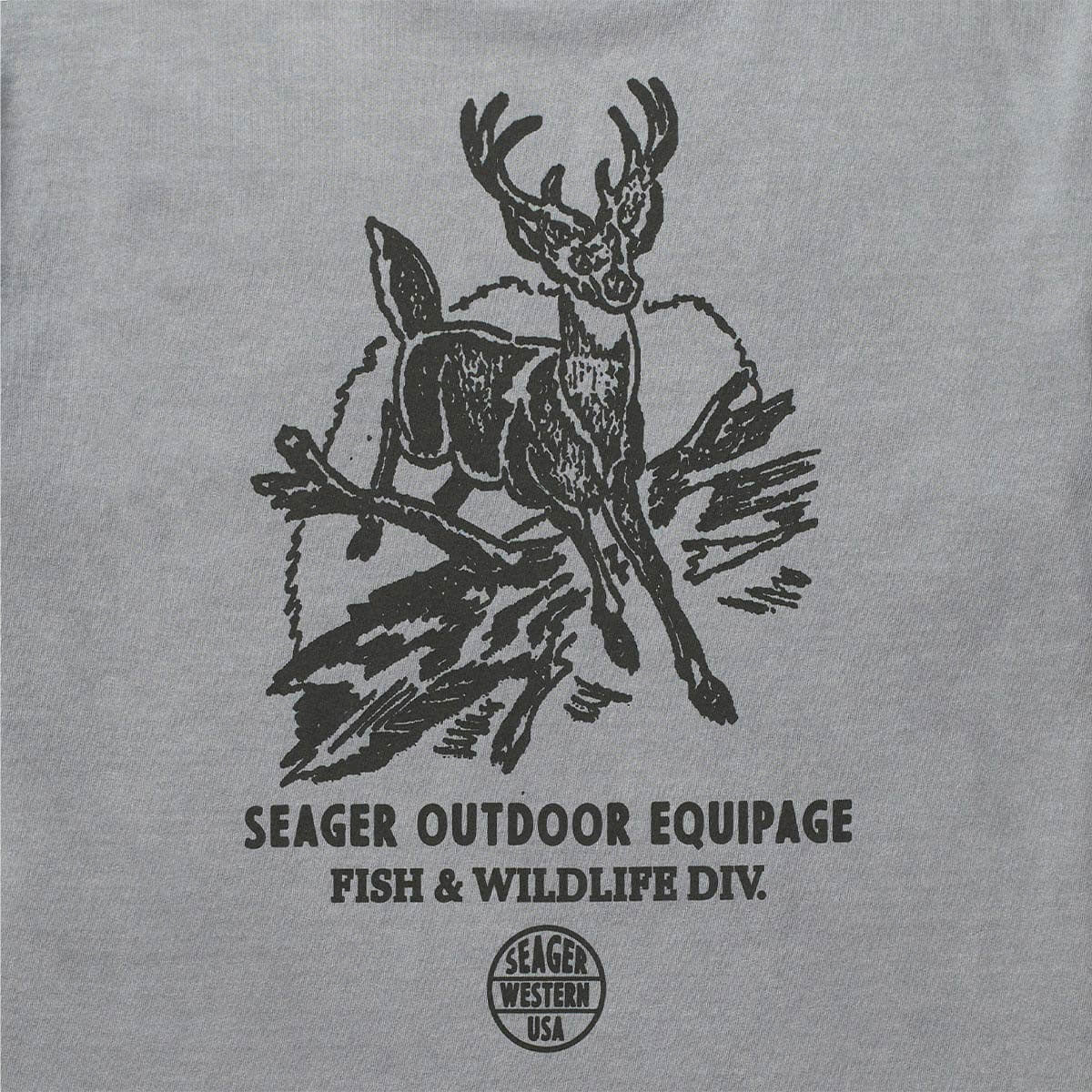 Seager Premium F&W Division T-Shirt - Pigment Grey