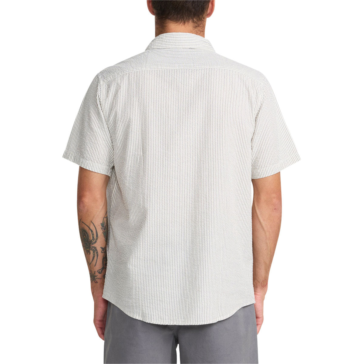 RVCA Thatll Do Seersucker Shirt - Monument