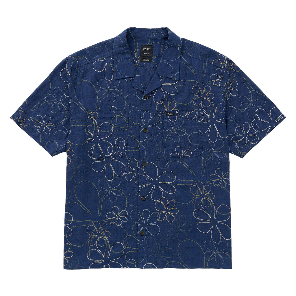RVCA Full Bloom Shirt - Indigo