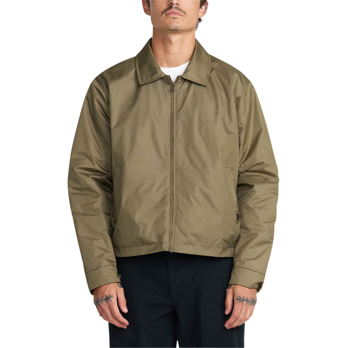 RVCA Dayshift Windbreaker Jacket - Light Olive