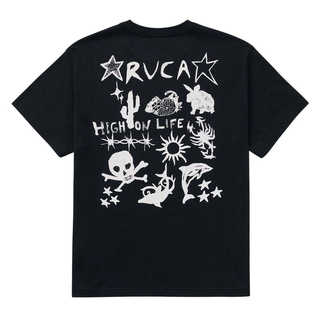 RVCA High On Life T-Shirt - Black