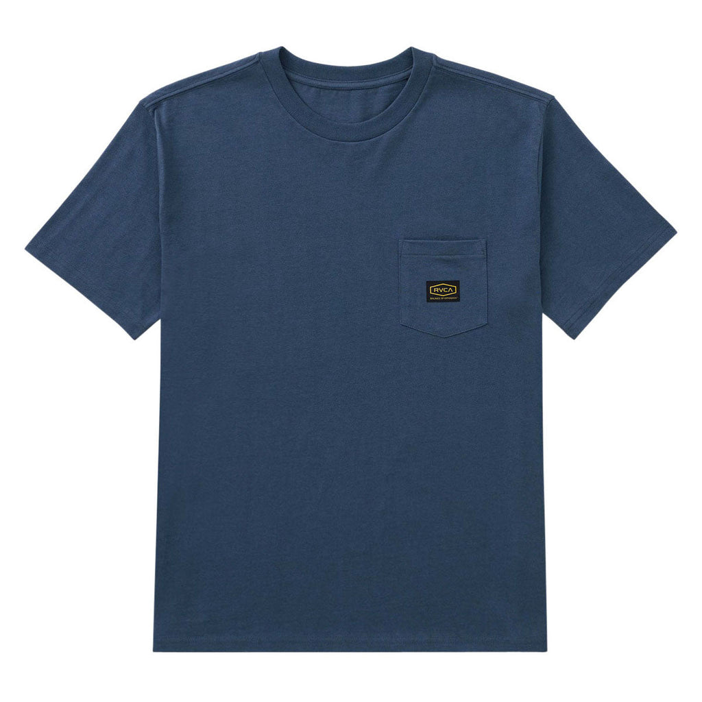 RVCA Americana Pocket Label T-Shirt - Dark Denim