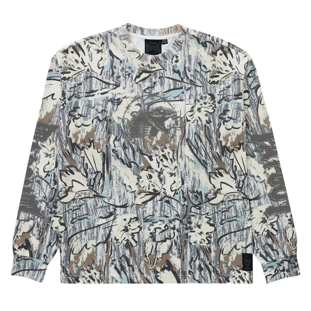 RVCA x Tapout Heavyweight Long Sleeve T-Shirt - Camo