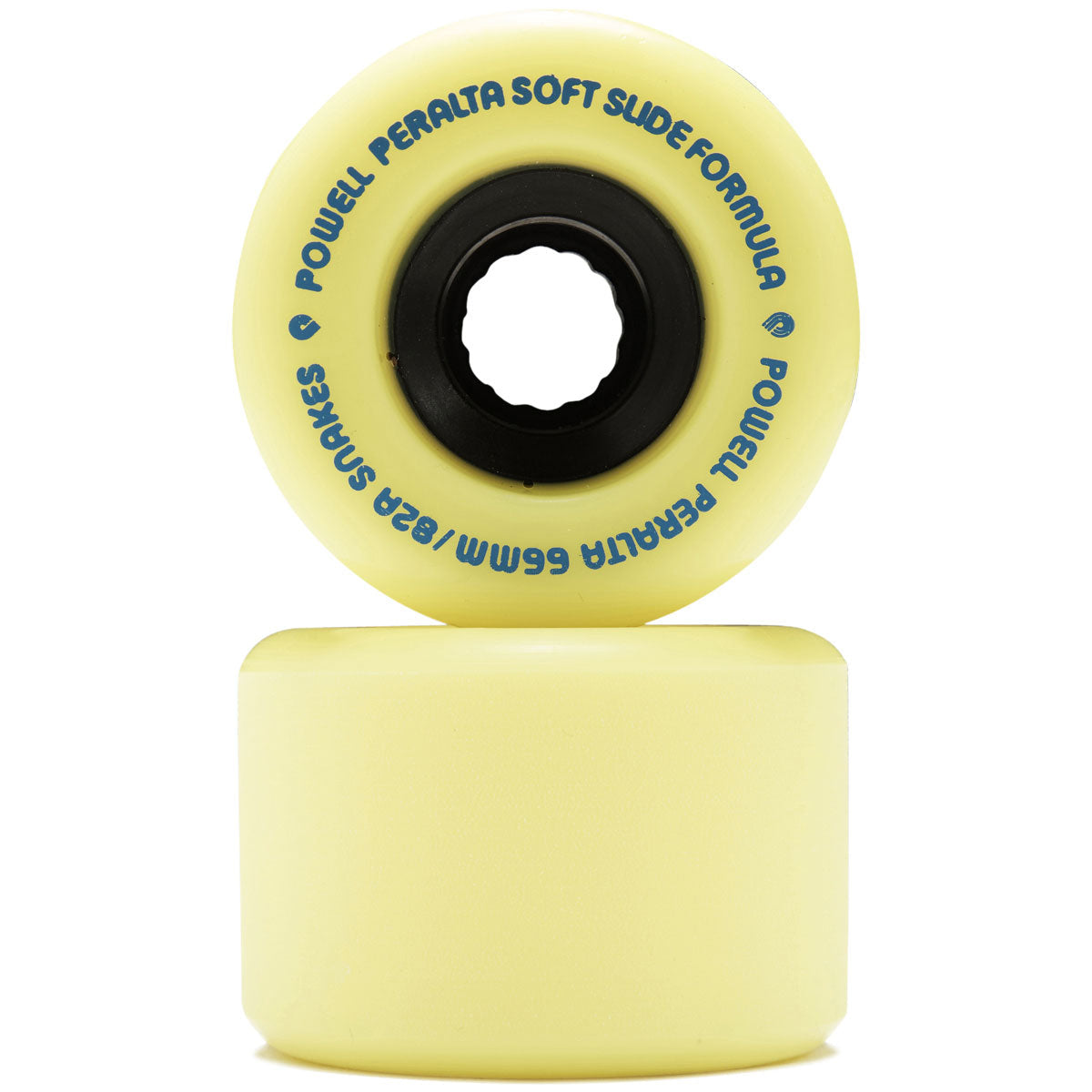 Powell-Peralta Snakes 82A Longboard Wheels - Yellow - 66mm
