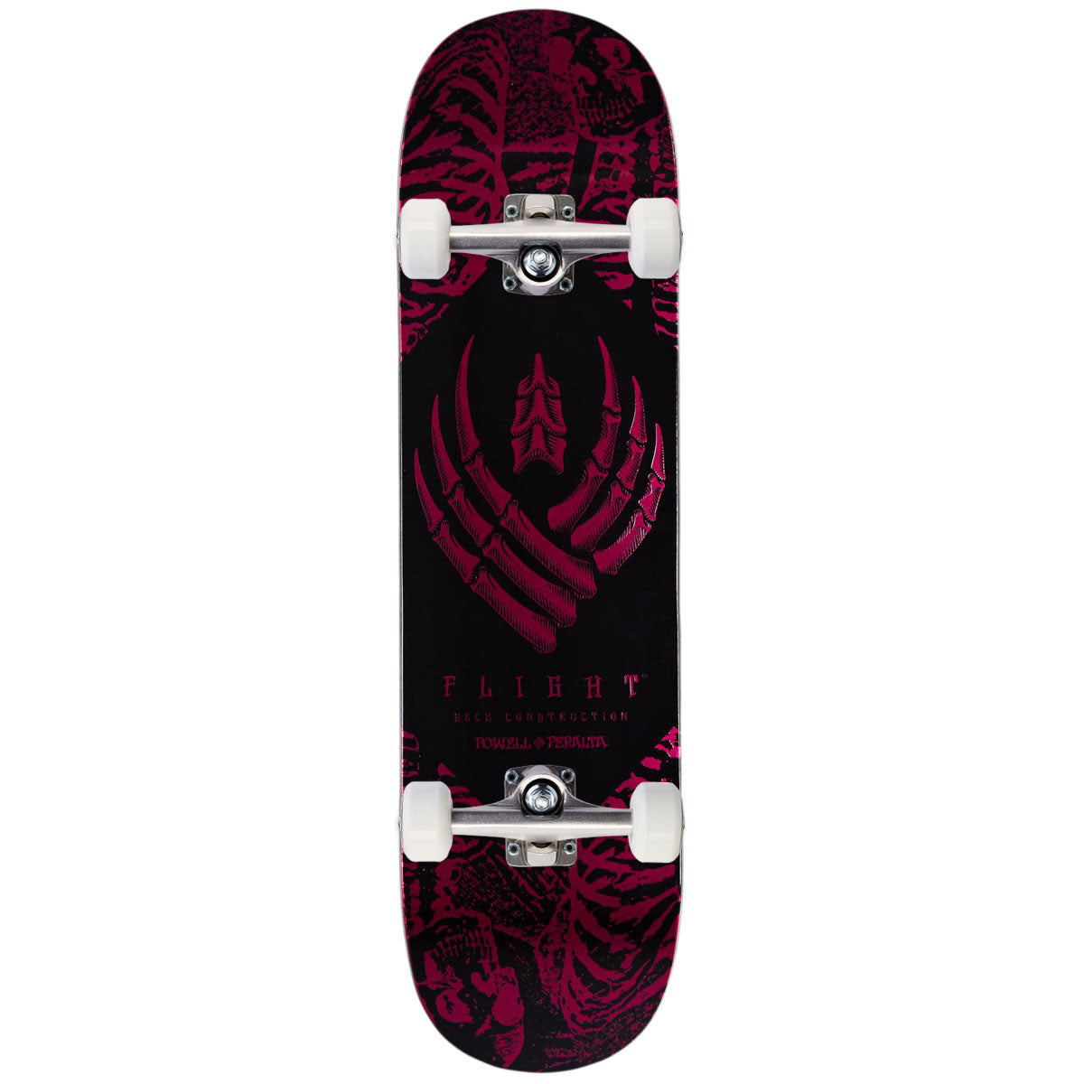 Powell-Peralta Flight Skeleton Skateboard Complete - Pink Foil - 8.00"