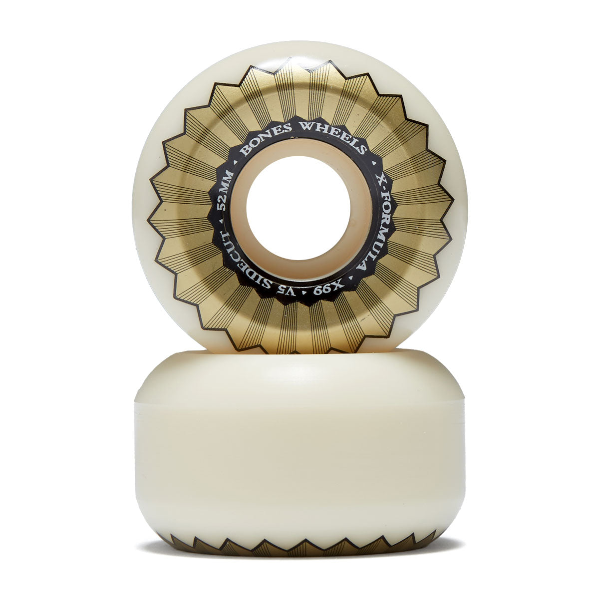Bones X Formula Sidecuts 99a V5 Sidecut Skateboard Wheels - 52mm