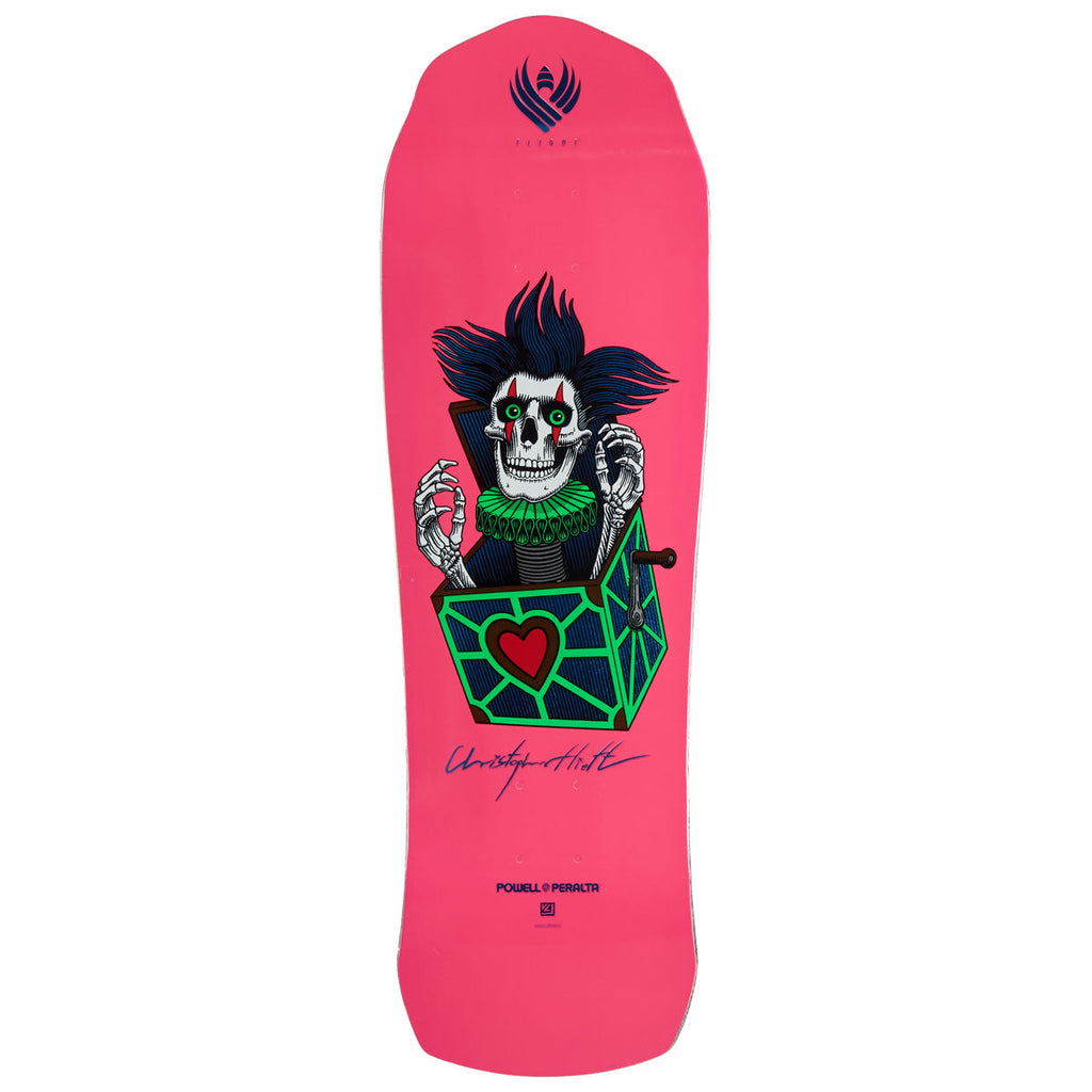 Powell-Peralta Flight Chris Hiett Skull Skateboard Deck - 9.50"