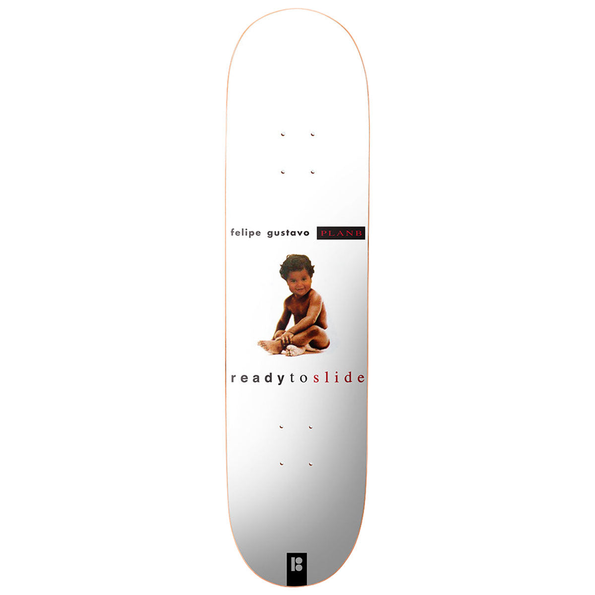 Plan B Born To Slide Skateboard Deck - 8.00"