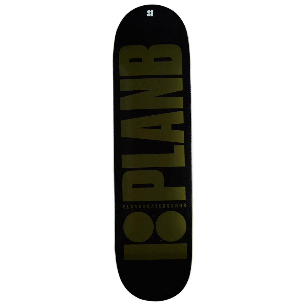Plan B OG Skateboard Deck - Gold - 8.25"