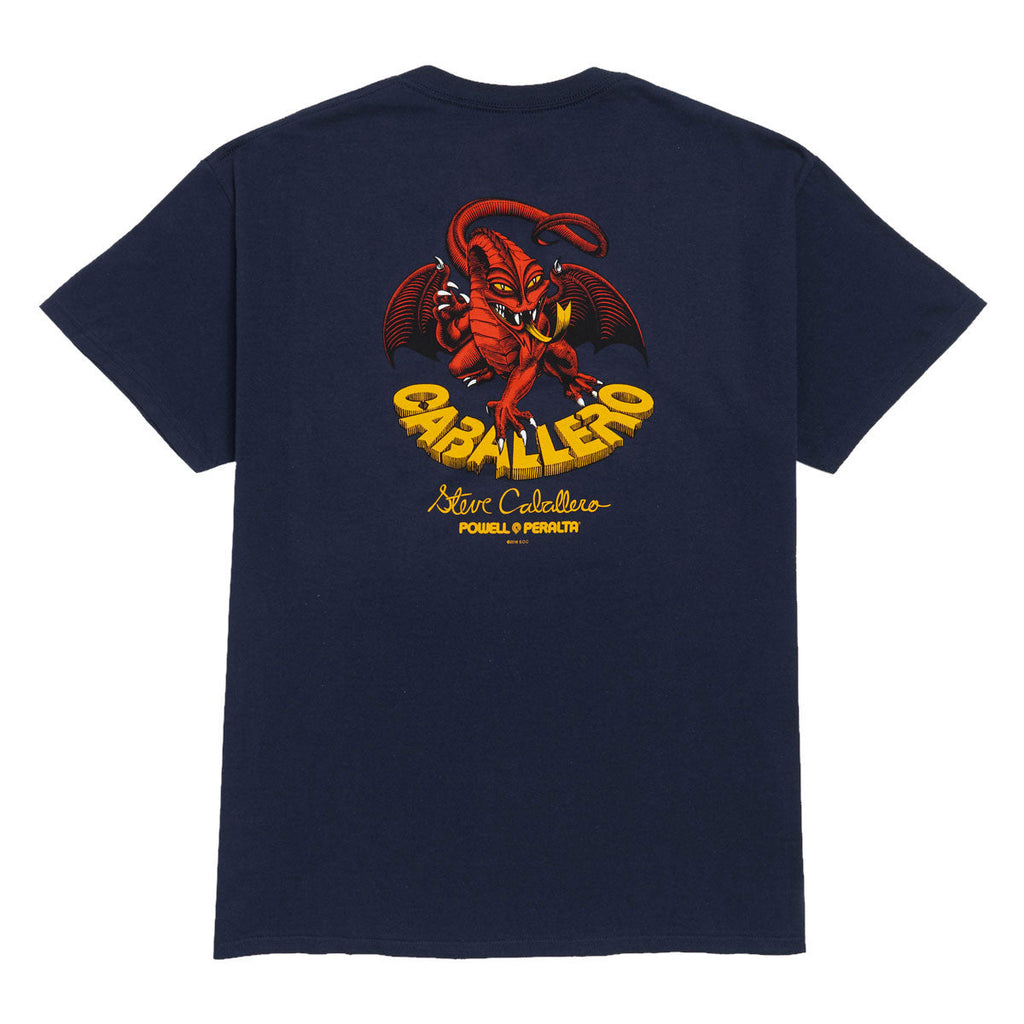 Powell-Peralta Cab Classic Dragon II T-Shirt - Navy