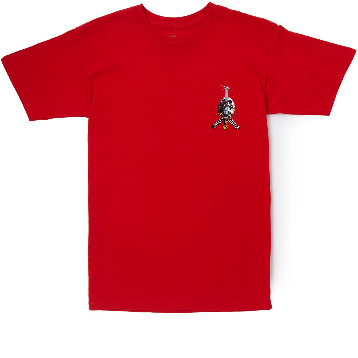 Powell-Peralta Skull And Sword T-Shirt - Red