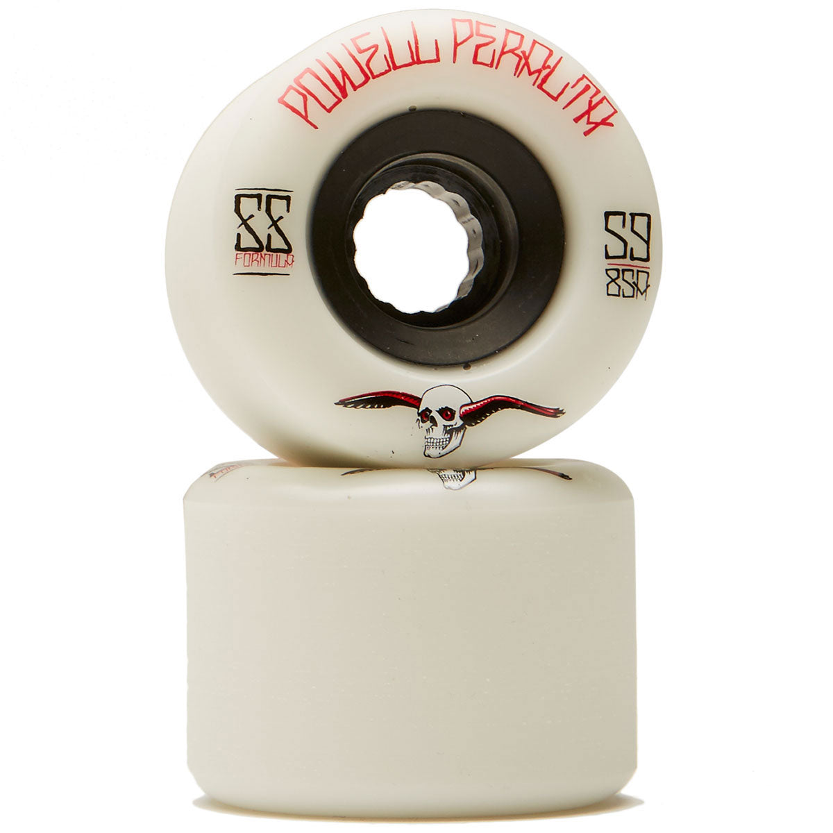 Powell-Peralta G-Slides 85A Longboard Wheels - White - 59mm