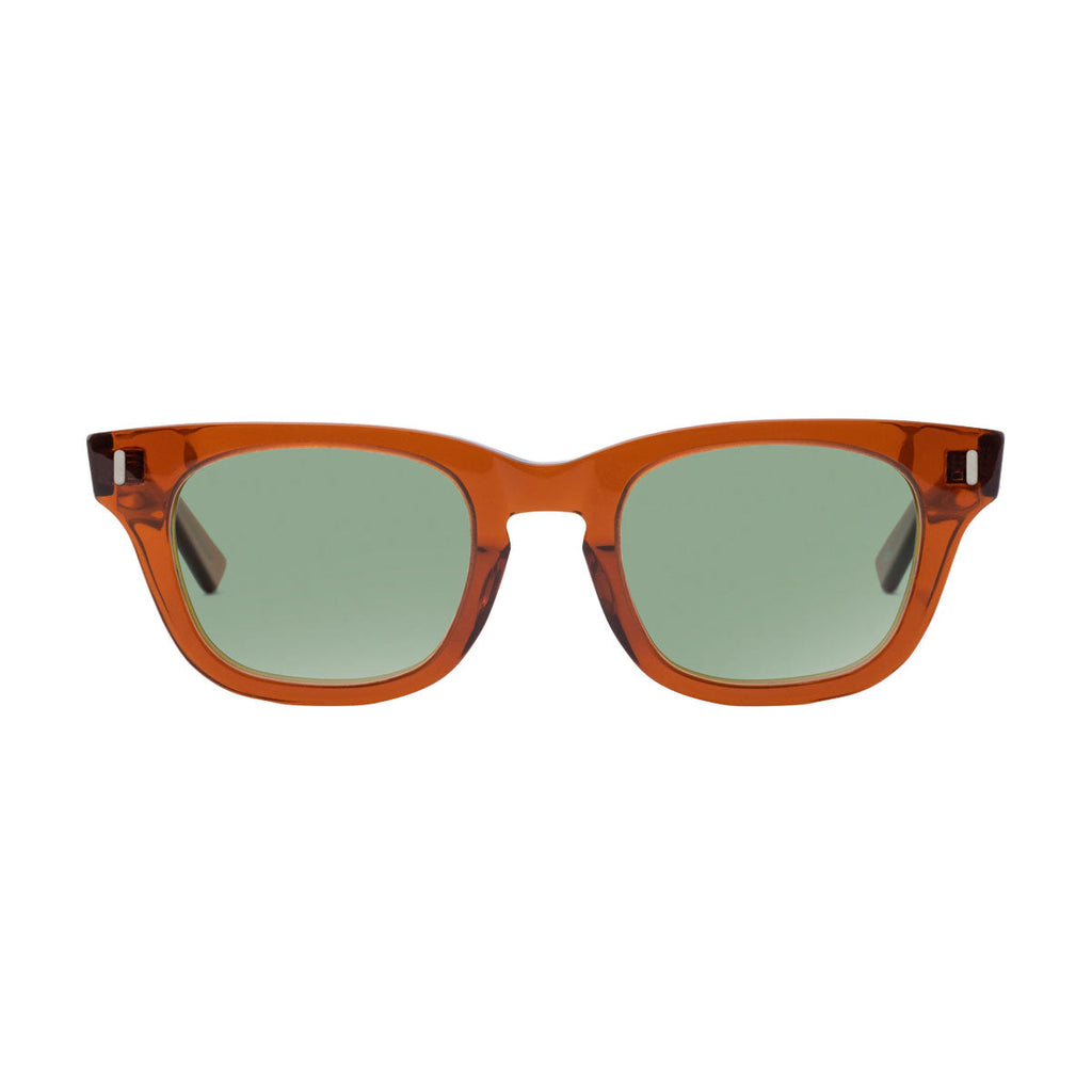 Decade Earl 50s Sunglasses - Coffee Acetate/Green CR39